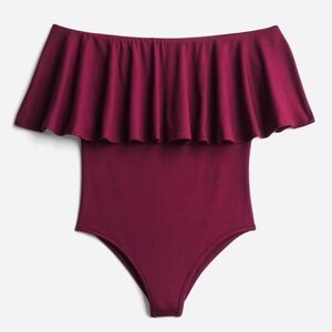 HUMMINGBIRD
Quinn Off the Shoulder Bodysuit Maroon